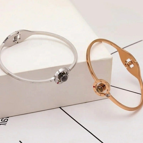 Pulsera Proyecta Te Amo En 100 Idiomas Plata 925  Dtup ®