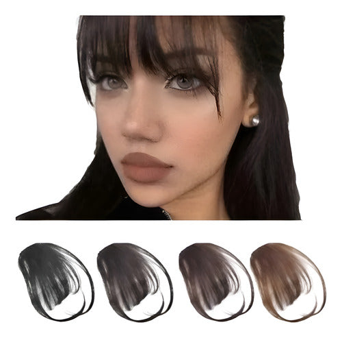 Flequillo Natural Copete Fleco Postizo Cabello Mate Premium