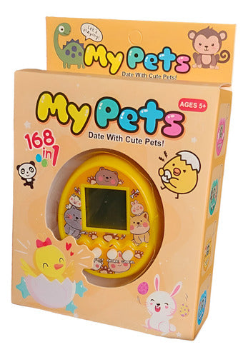 Juego Tamagotchi Mascota Electronica My Pets Colors 168 En 1