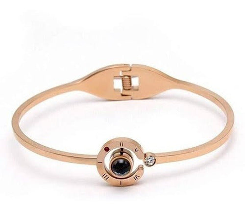 Pulsera Proyecta Te Amo En 100 Idiomas Plata 925  Dtup ®