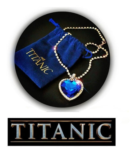 Collar Titanic Corazón Del Mar Plata 925 Con Circonias Dtup®