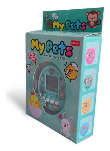 Juego Tamagotchi Mascota Electronica My Pets Colors 168 En 1