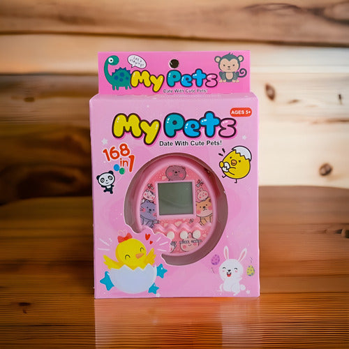 Juego Tamagotchi Mascota Electronica My Pets Colors 168 En 1