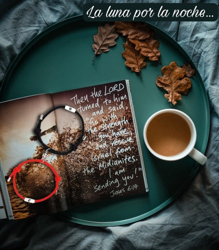 Pulsera Para Pareja Magnética Con Iman Luna Sol Regalo Amor