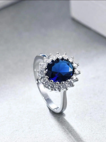 Anillo Lady Di Princesa Katte Con Estuche Reina Corona Amor