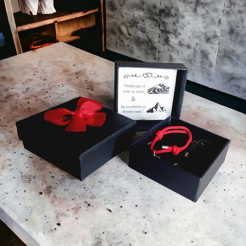 Set De Pulseras Regalo De Amor Eterno Mar Y Montañas Dtup®