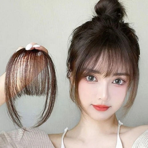 Flequillo Postizo 100% Cabello Humano C/clip Premium Quality