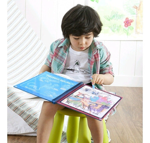 Libro Infantil Mágico Colorear Educativo Juego Reusable Agua
