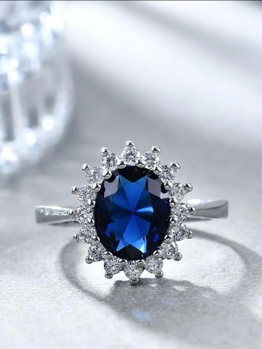 Anillo Lady Di Princesa Katte Con Estuche Reina Corona Amor