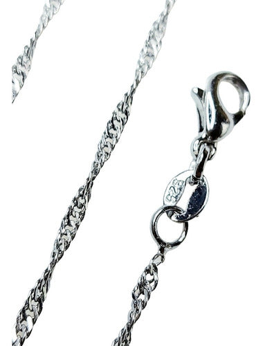 Collar De Flor Natural Auténtica Rosa Real Resina Plata S925