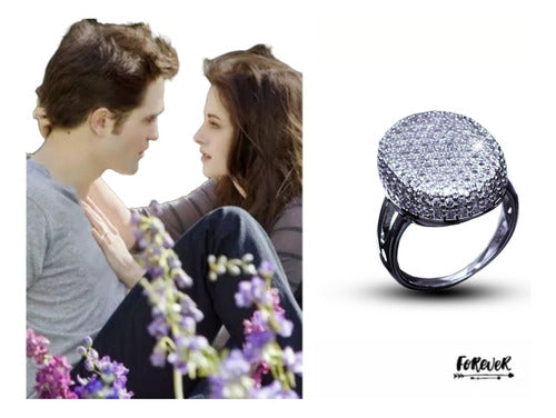 Anillo Crepusculo Bella Twilight Plata S925 C/estuche Dtup®