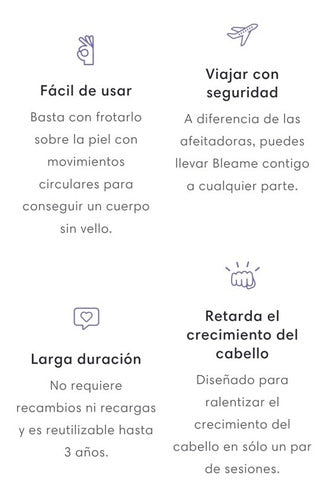 Nuevo Depilador Cristal Hair Removal Eraser Calidad Premium