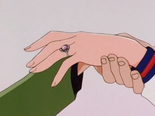 Anillo Promesa Sailor Moon Cristal Plata 925 Original Dtup®