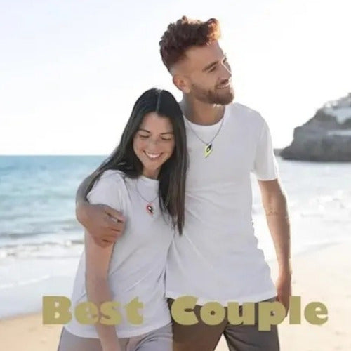 Dúo Collar Deadpool Y Wolverine 100% Acero Premium Dtup®