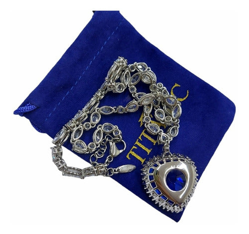 Collar De Lujo Corazón Del Mar Titanic Plata 925 Dtup®