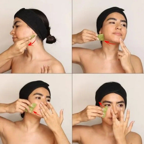 Kit Reduce Papada Define Mandibula Guasha + Gel + Mentonera