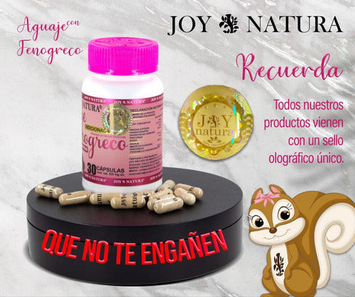 Aguaje Con Fenogreco 100% Original Aumenta Busto Y Gluteos