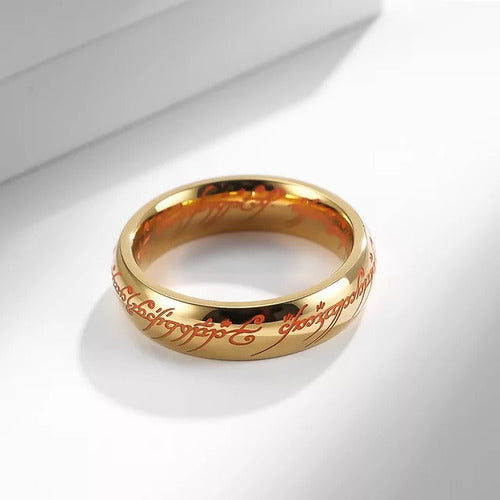 Anillo Único Mágico Brilla En La Oscuridad Tolkien Hobbit