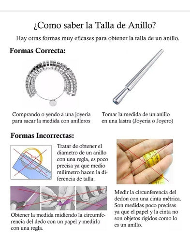 Anillo Compromiso Corte Esmeralda Plata 925 Oro Blanco 18k