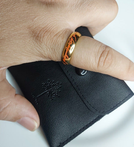 Anillo Único Mágico Brilla En La Oscuridad Tolkien Hobbit