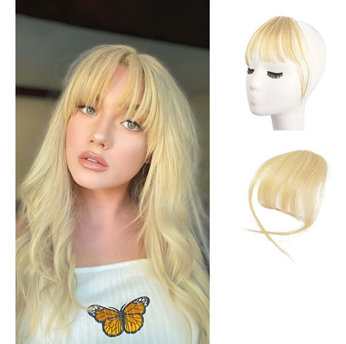 Flequillo Postizo 100% Cabello Humano C/clip Premium Quality