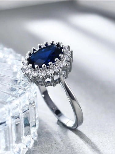 Anillo Lady Di Princesa Katte Con Estuche Reina Corona Amor