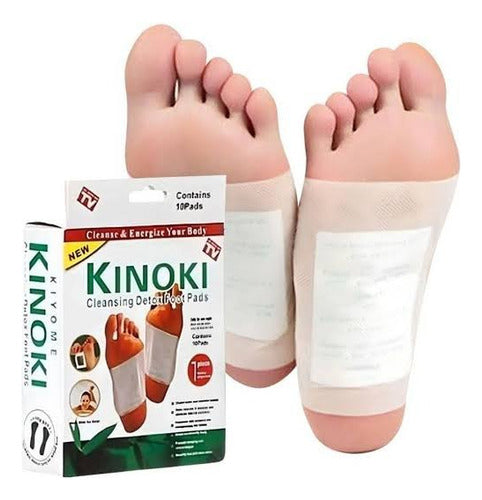 Caja 10 Parches Kinoki Original Desintoxicantes Cuerpo Detox