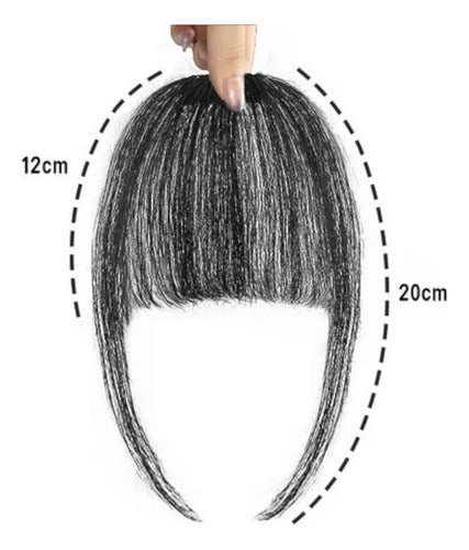 Flequillo Postizo 100% Cabello Humano C/clip Premium Quality