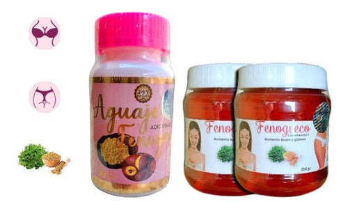 Kit De Belleza Aumento Busto Y Glúteos Joy Natura Naturani