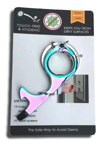 Llavero Llave Lapiz Touch Celular Tablet Anti Contacto Acero