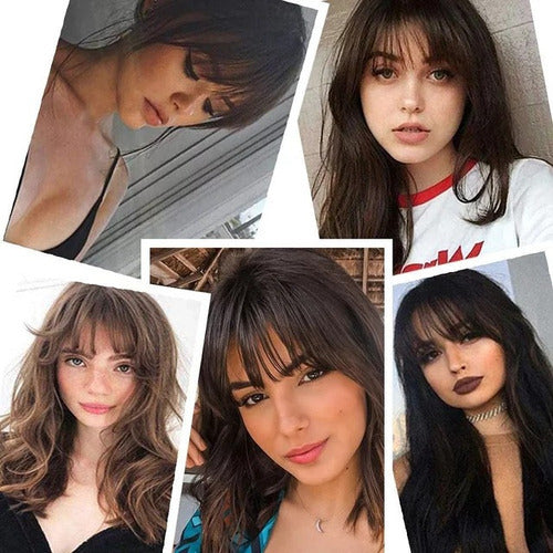 Flequillo Postizo 100% Cabello Humano C/clip Premium Quality