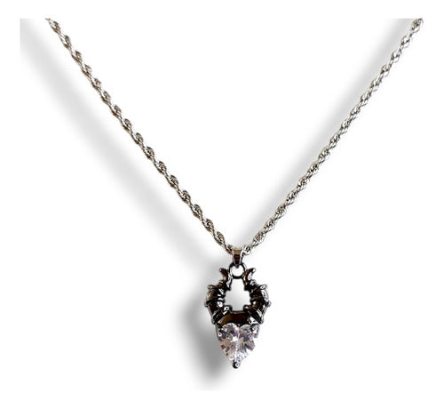 Set De Joyeria Circonias Platino Negro Malefica Dtup®