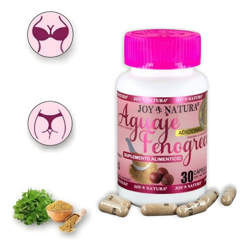 Aguaje Con Fenogreco Aumento De Busto Y Gluteos Joy Natura