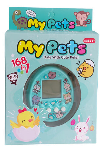 Juego Tamagotchi Mascota Electronica My Pets Colors 168 En 1