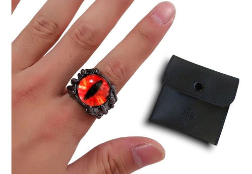 Anillo Ojo De Sauron Señor De Los Anillos Tolkien El Hobbit