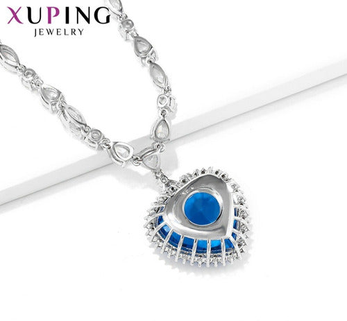 Collar De Lujo Corazón Del Mar Titanic Plata 925 Dtup®