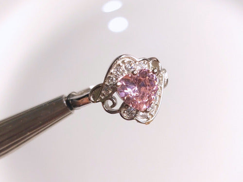 Anillo Compromiso Sailor Moon Oro Blanco Plata S925 Dtup ®