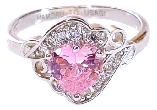 Anillo De Compromiso De Sailor Moon Aniversario Plata S925