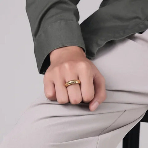 Anillo Único 3d Luminoso Hobbit Señor De Los Anillos Dtup®