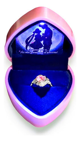 Anillo Promesa Sailor Moon Cristal Plata 925 Original Dtup®
