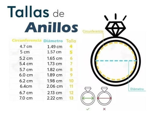 Anillo Compromiso Corte Esmeralda Plata 925 Oro Blanco 18k