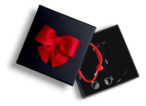 Set De Pulseras Regalo De Amor Eterno Mar Y Montañas Dtup®