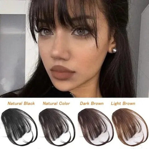 Flequillo Postizo 100% Cabello Humano C/clip Premium Quality