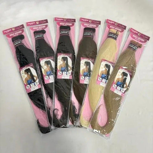 Coleta Postiza De Cabello Realista Premium De Alta Calidad