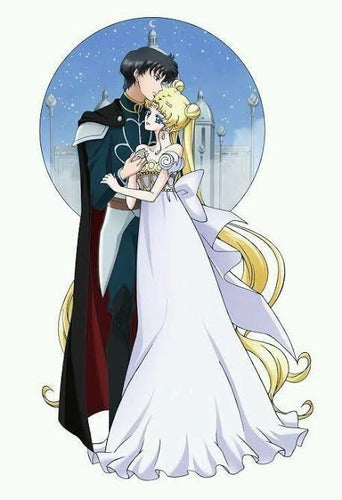 Anillo Corazón Rosa Sailor Moon Mamoru To Usagi Angel Wings