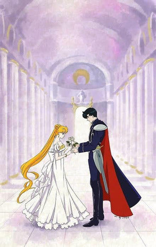 Anillo Corazón Rosa Sailor Moon Mamoru To Usagi Angel Wings