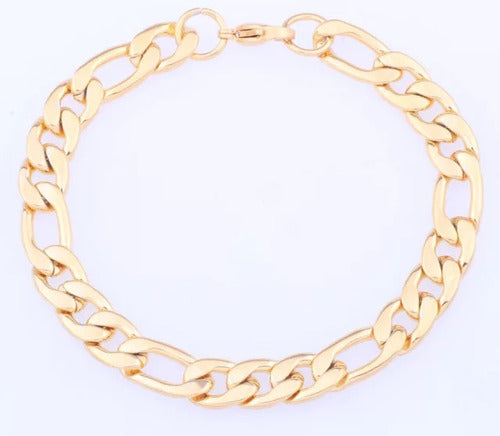 Esclava Cubana Eslabones Gruesa 9.5 Mm Pulsera