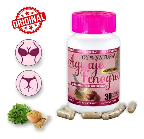 Aguaje Con Fenogreco 100% Original Aumenta Busto Y Gluteos