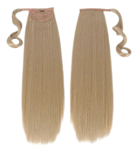 Coleta Postiza De Cabello Realista Premium De Alta Calidad