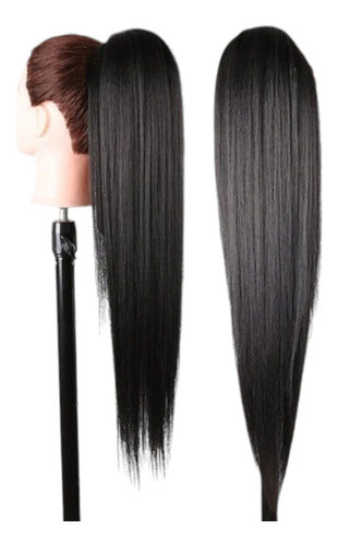 Coleta Postiza De Cabello Realista Premium De Alta Calidad